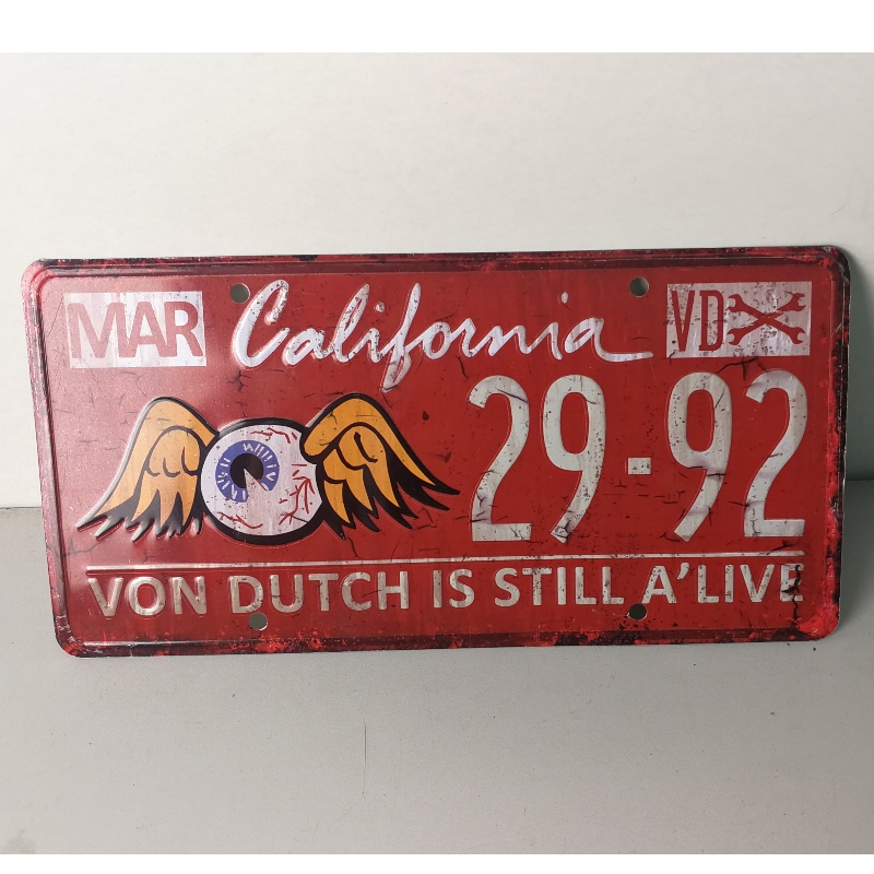Embossed Metal Car Number Plate Car Licence Plate