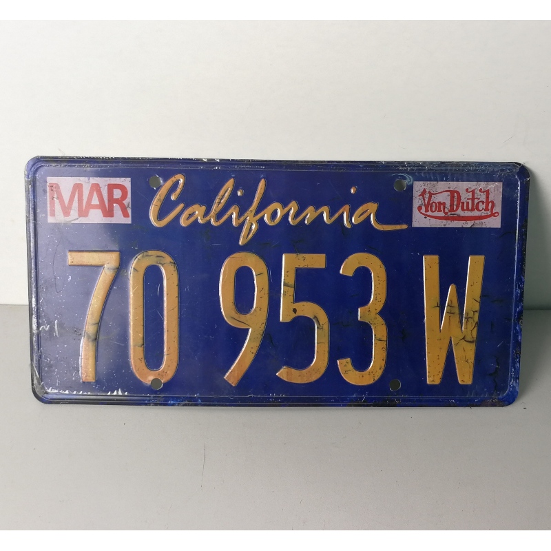 Embossed Metal Car Number Plate Car Licence Plate